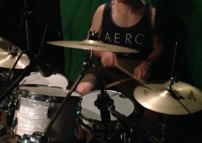 James Englund Playing the Drums Sydney Recording studio Crash Symphony Productions